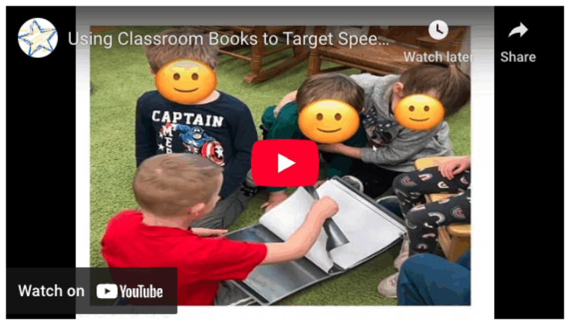 Using Classroom Books to Target Speech and Language Skills: A Versatile Tool for SLPs video screenshot