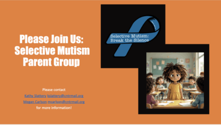 Selective Mutism Parent Group Ad