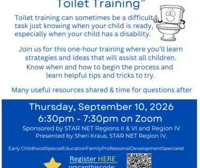 STAR NET RII & VI- Toilet Training Webinar - Flyer .pdf
