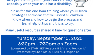 STAR NET RII & VI- Toilet Training Webinar - Flyer .pdf